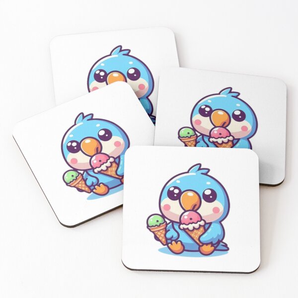 Item preview, loro comiendo helado designed and sold by Eternalski.