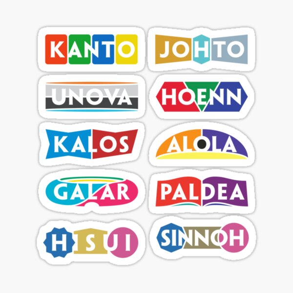 "Hit The Gym" Indigo League Badges Sticker