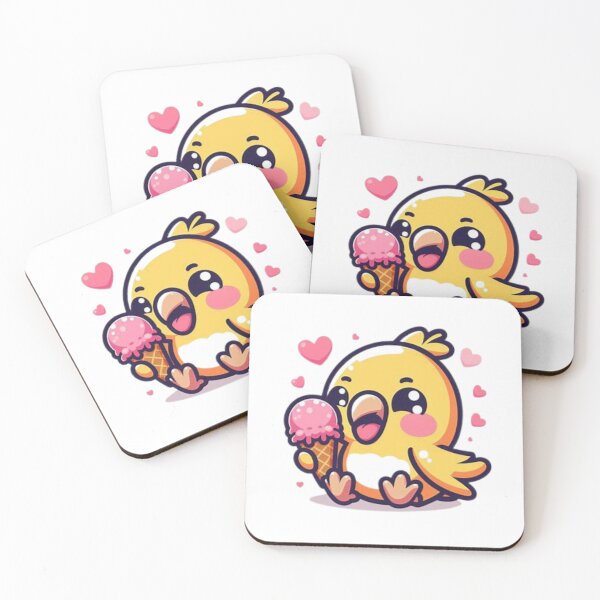 Item preview, loro comiendo helado designed and sold by Eternalski.