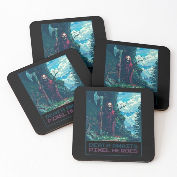 Item preview, Death Awaits Pixel Heroes designed and sold by MagicAxe.
