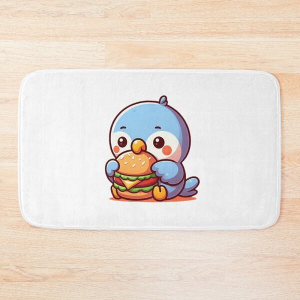 Item preview, parrot eating burger designed and sold by Eternalski.