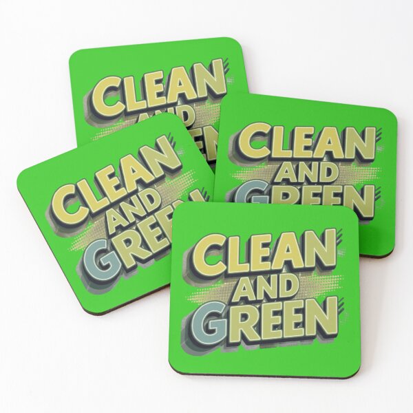 Item preview, Clean and Green: Vibrant Eco-Friendly Design designed and sold by PrintBreeze.