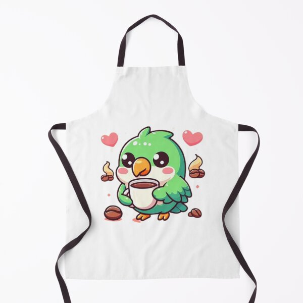Item preview, parrot with coffee designed and sold by Eternalski.