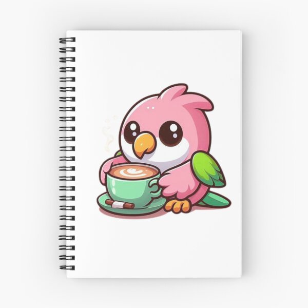 Item preview, parrot with coffee designed and sold by Eternalski.