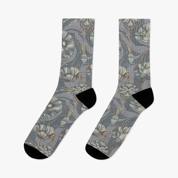 Item preview, Explore Stunning Art Nouveau Poppy Floral Designs designed and sold by Tamas Das.