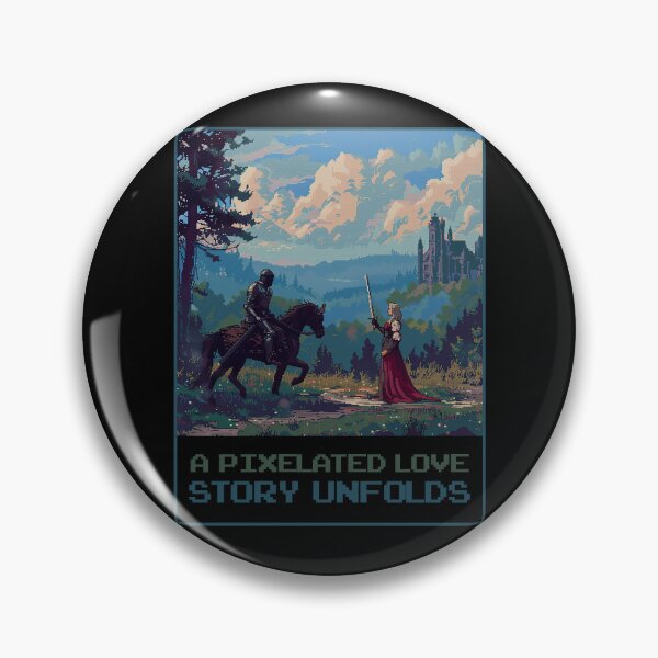 Item preview, A Pixelated Love Story Unfolds designed and sold by MagicAxe.