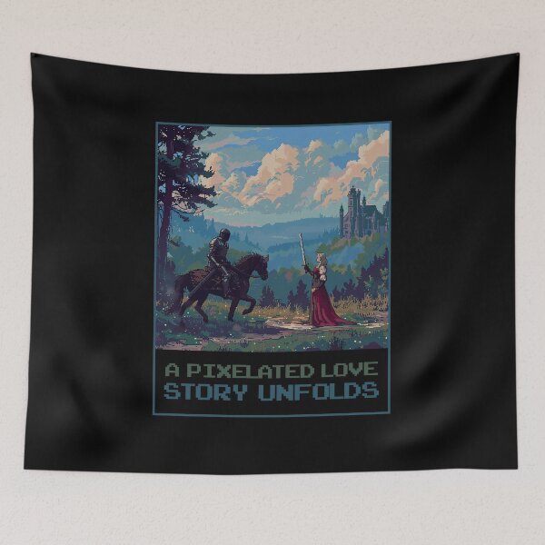 Item preview, A Pixelated Love Story Unfolds designed and sold by MagicAxe.