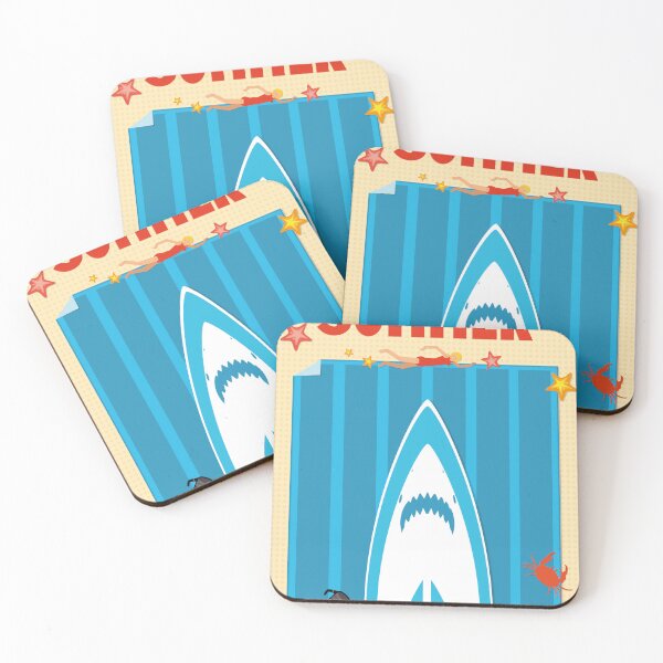 Item preview, Summer Beach Shark Towel designed and sold by RealMDesigns.