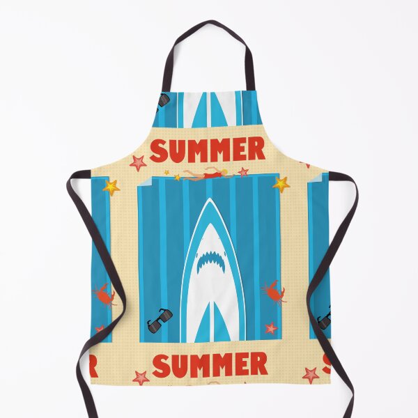 Item preview, Summer Beach Shark Towel designed and sold by RealMDesigns.