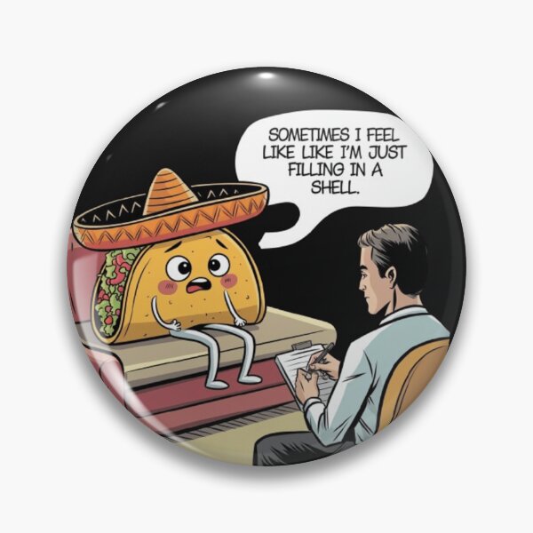 Item preview, Taco Thoughts: Filling in the Shell designed and sold by XquisiteFashion.