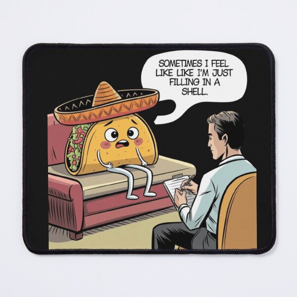 Item preview, Taco Thoughts: Filling in the Shell designed and sold by XquisiteFashion.