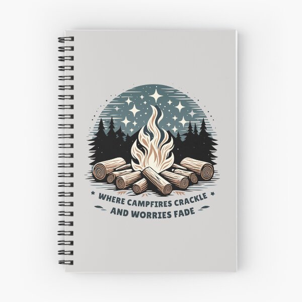 Item preview, Where Campfires Crackle And Worries Fade designed and sold by ARkitekLO.