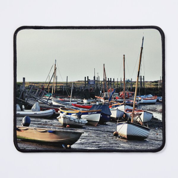 Item preview, Low Tide Boats at Morston Quay designed and sold by MorstonPhoto.
