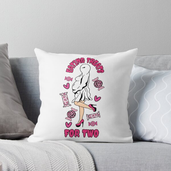 Item preview, Copy of Pregnant Halloween Ghost Eating Treats for Two Pink with Candy designed and sold by MrsCreative1.
