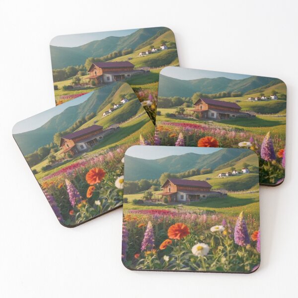 Item preview, Blossom Farm Hill Retreat designed and sold by BlareBlare.