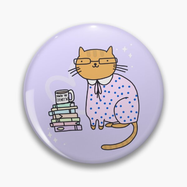 Item preview, Librarian Cat designed and sold by teaandcraft.