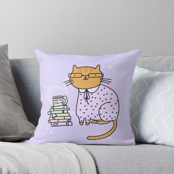 Item preview, Librarian Cat designed and sold by teaandcraft.