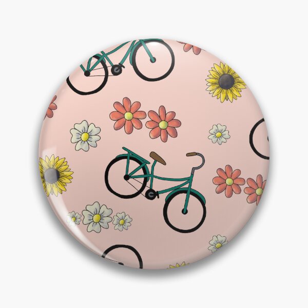 Item preview, Bicycle Allover - Pink designed and sold by Mandy-malt.