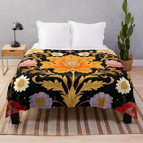 Item preview, Mughal Garden: Vintage Floral Pattern Tapestry designed and sold by Octavia Soldani.