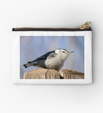 White Breasted Nuthatch Studio Pouch