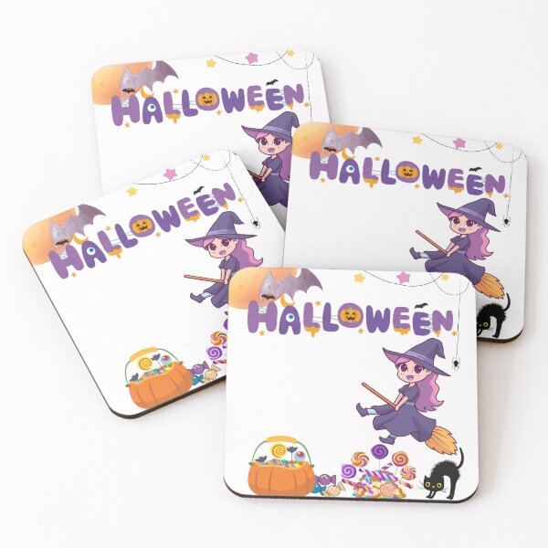 Item preview, Trick or Treat, Halloween, Witch, Cat, Pumpkin designed and sold by Acconite.
