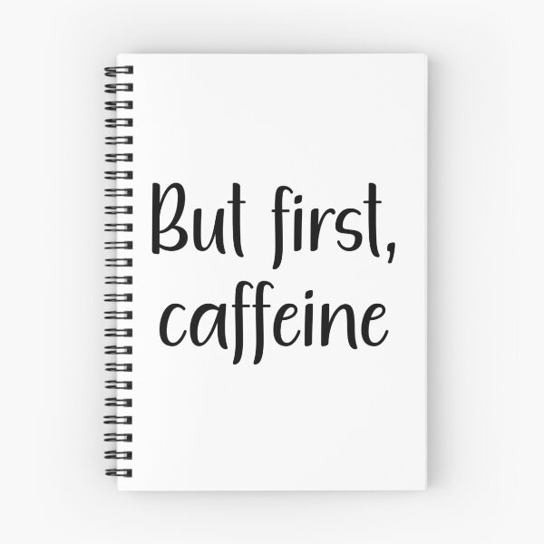 Item preview, But First, Caffeine | Stylish Typography for Coffee and Tea Lovers designed and sold by UniGift.