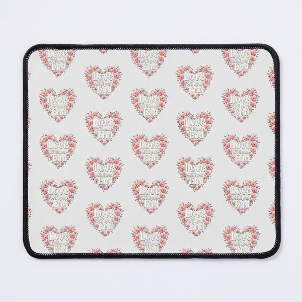 Item preview, Love Without An End - Hearts and Pink Flowers designed and sold by ThreeftlyPicks.