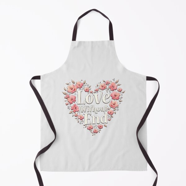 Item preview, Love Without An End - Hearts and Pink Flowers designed and sold by ThreeftlyPicks.