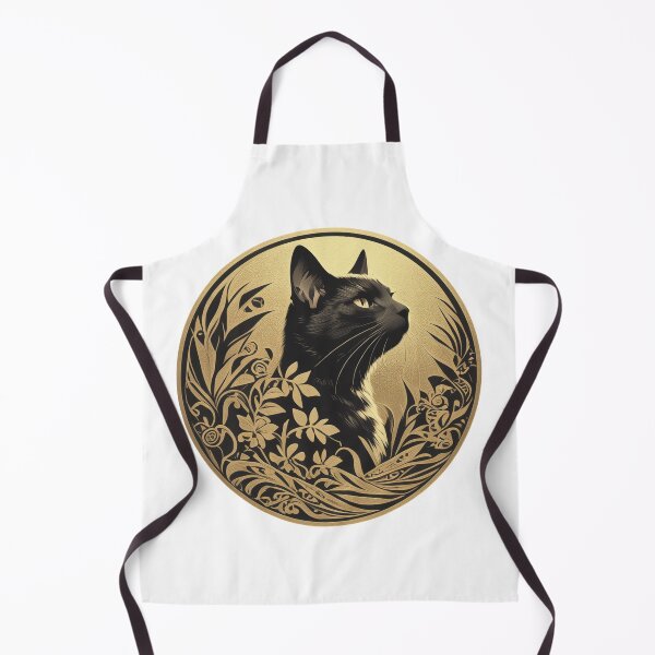 Item preview, Gold emblem with a cat designed and sold by krabbaraban.