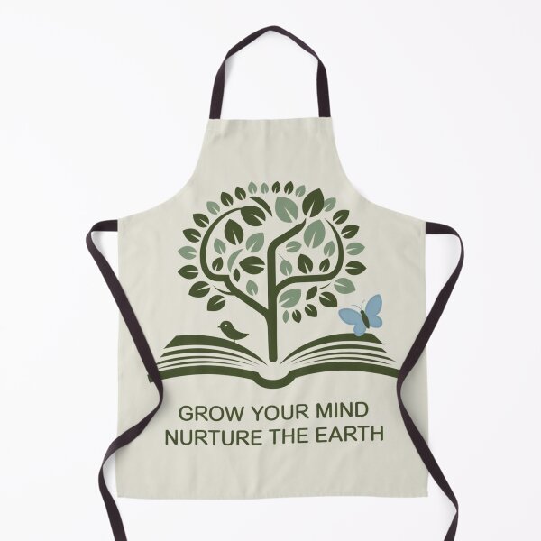 Item preview, "Grow Your Mind, Nurture the Earth - Eco-Friendly Motivational Art" designed and sold by Milina3.