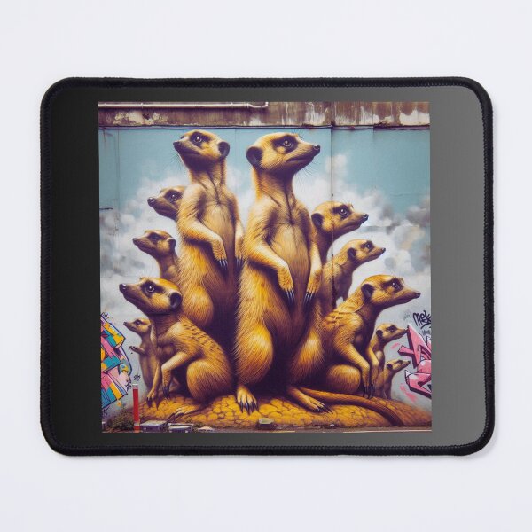 Item preview, Meerkat Street Art. designed and sold by MICKSPIKS.