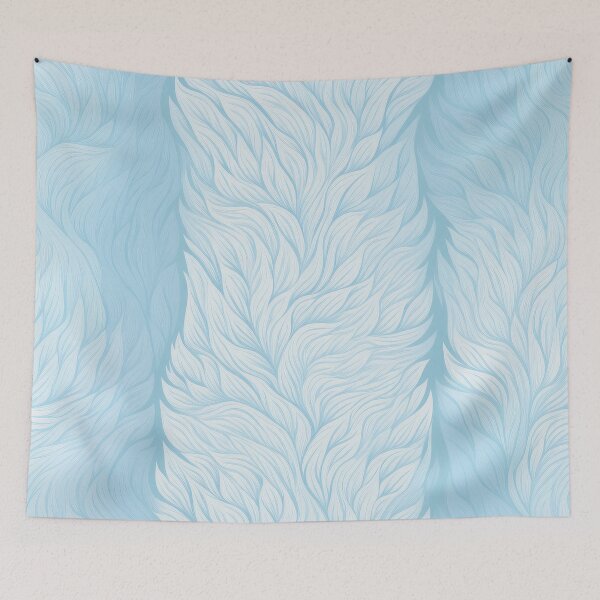 Item preview, A design of a polar bear fur pattern with hints of icy blue and white. designed and sold by HEMRO.