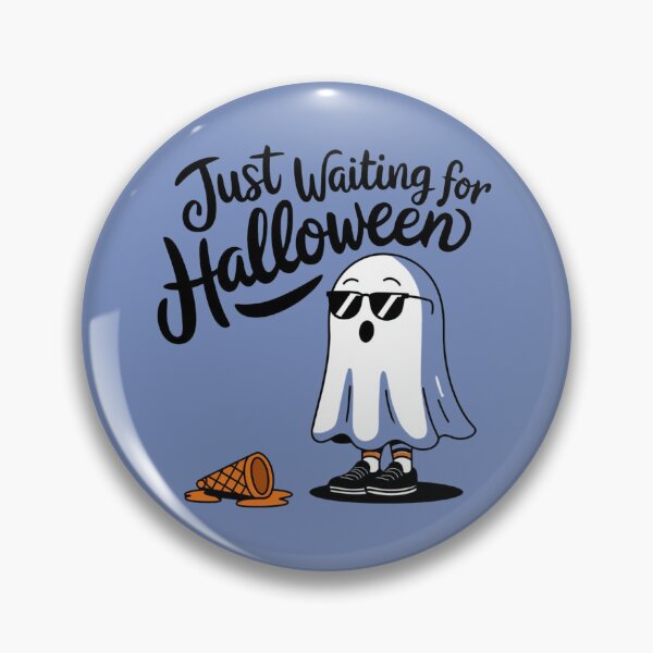 Item preview, Just Waiting for Halloween - Cool Ghost Design for Halloween Lovers | Fun and Spooky Apparel designed and sold by Shopmed01.