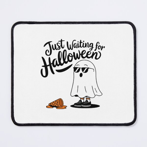 Item preview, Just Waiting for Halloween - Cool Ghost Design for Halloween Lovers | Fun and Spooky Apparel designed and sold by Shopmed01.