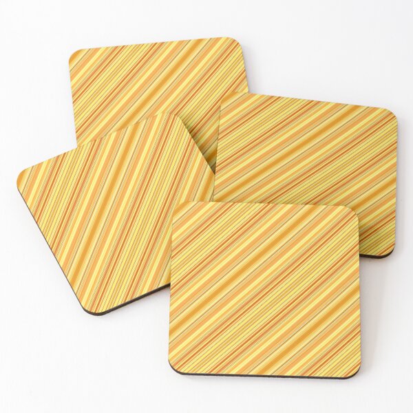Item preview, Diagonal Stripes in Different Shades of Yellow and Brown designed and sold by KaSaPo.