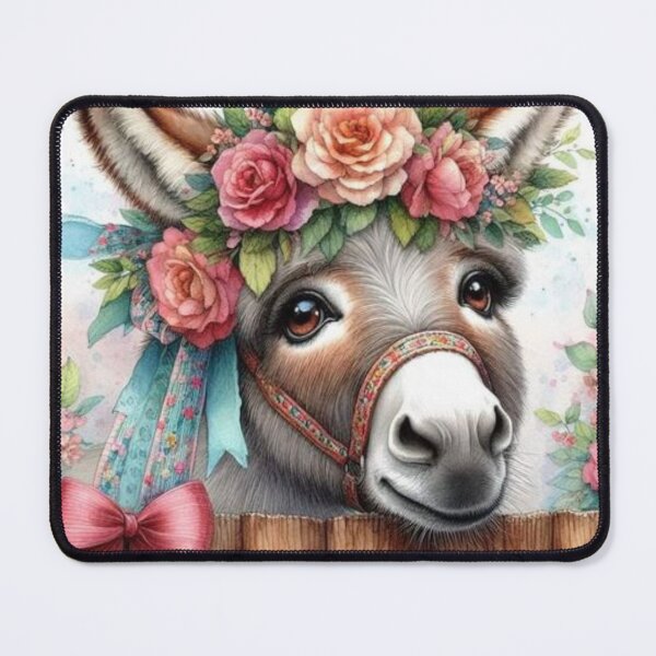 Item preview, Donkey's Floral Royalty designed and sold by junesstuff001.