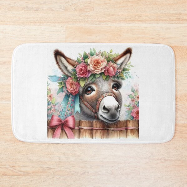 Item preview, Donkey's Floral Royalty designed and sold by junesstuff001.