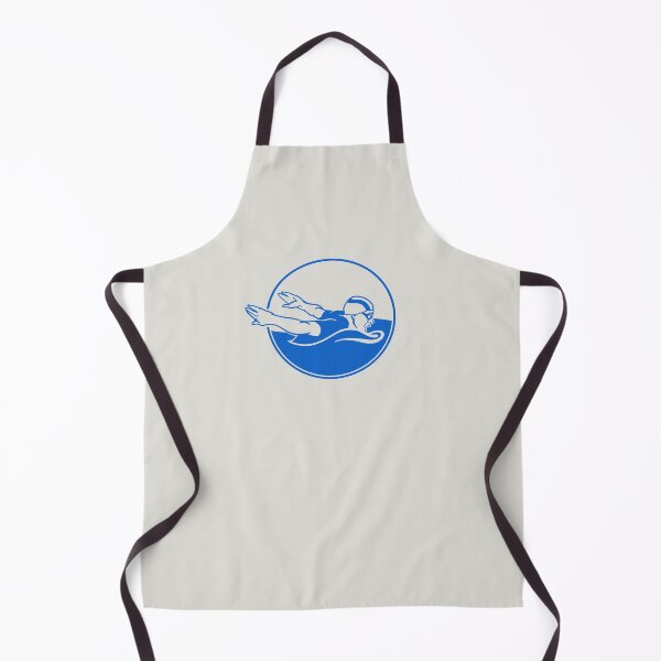 Item preview, Art for swimming fans and professionals - Butterfly swimmer in blue ink designed and sold by martodesign.