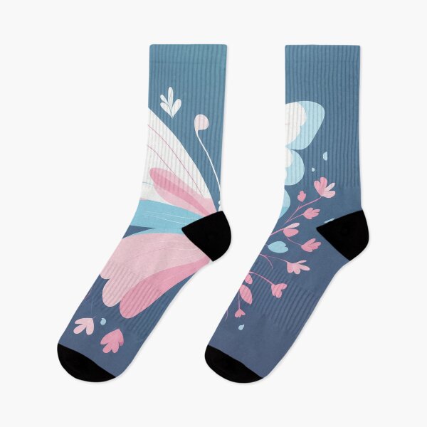 Item preview, A design of a butterfly wing pattern with alternating pink and blue hues. designed and sold by HEMRO.