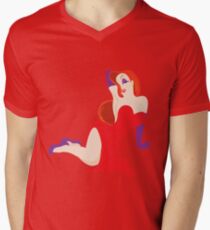De-Su Art - Jessica Rabbit Men's V-Neck T-Shirt