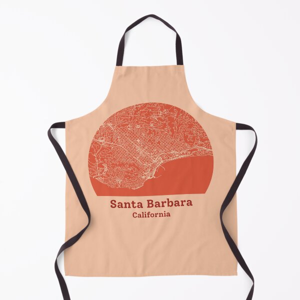 Item preview, Santa Barbara California City Map designed and sold by Archicut27.