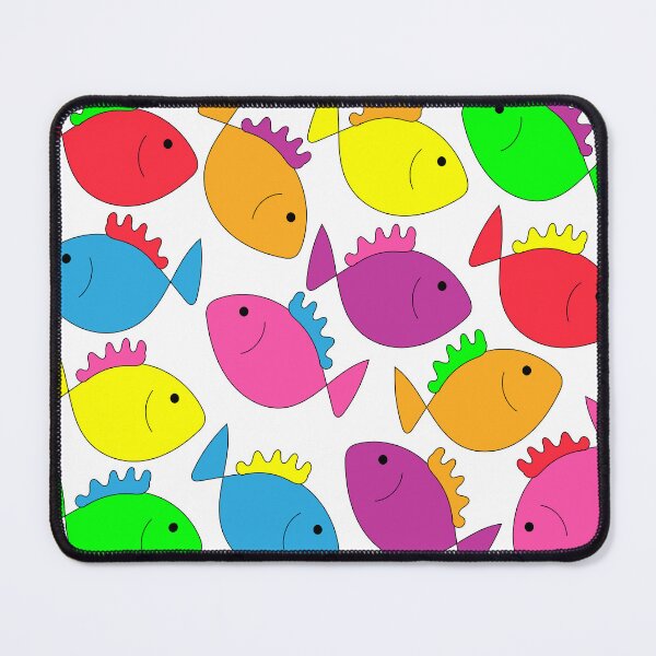 Item preview, Vibrant School of Happy Fish designed and sold by SaltAzure.