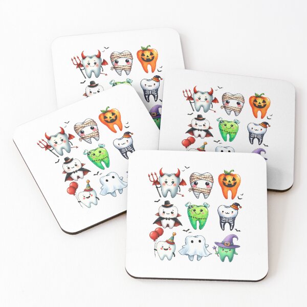 Item preview, Spooky Halloween Teeth Dental Squad designed and sold by WanderTravels.