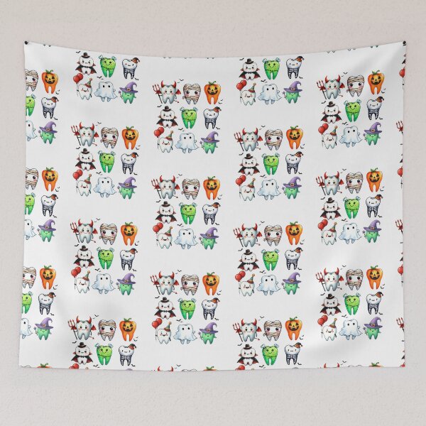 Item preview, Spooky Halloween Teeth Dental Squad designed and sold by WanderTravels.