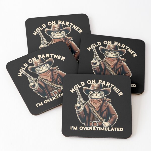 Item preview, Hold On Partner I'm Overstimulated designed and sold by svarupa.