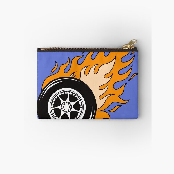 Item preview, Illustration of race car tire flame fire designed and sold by rasagamastore.