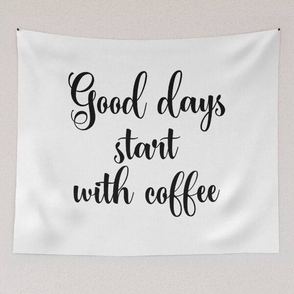 Item preview, Good Days Start with Coffee | Motivational Coffee Quote Design designed and sold by UniGift.