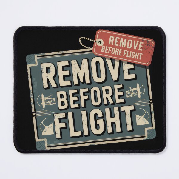 Item preview, Remove Before Flight Sign designed and sold by zarshirts.