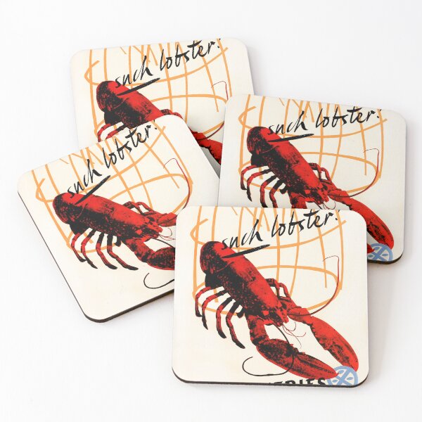 Item preview, Vintage advertising poster for lobster designed and sold by colliophoto.