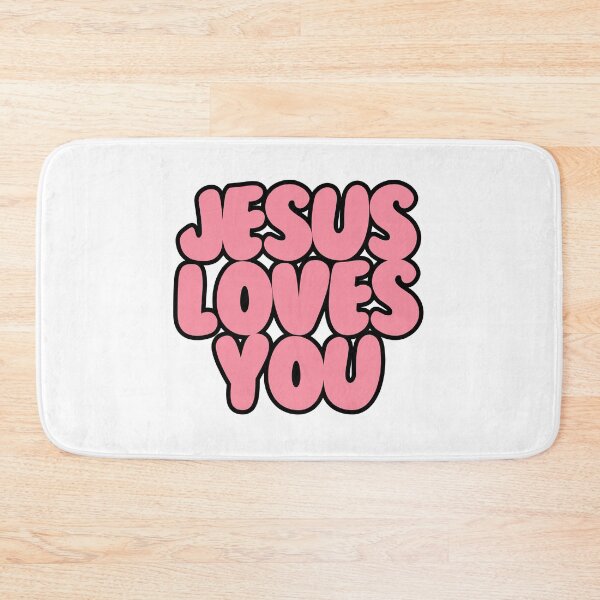 Item preview, Jesus Loves You Pastel Pink designed and sold by Jinester.